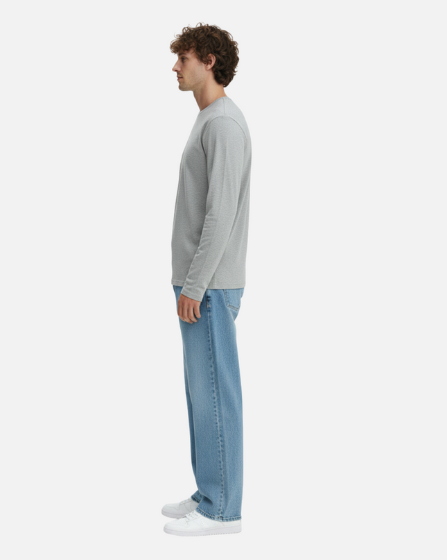 Grey Full Sleeve T-Shirt