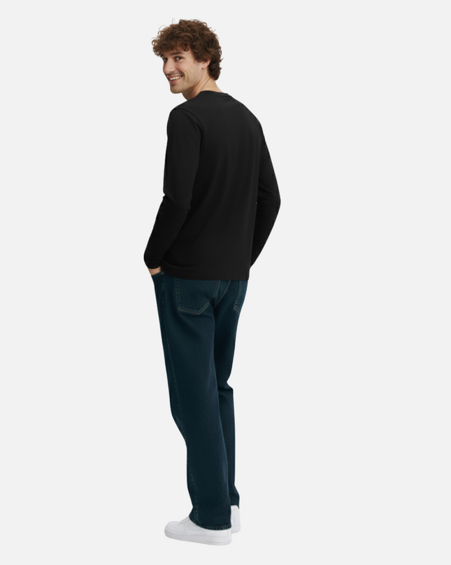 Black Full Sleeve T-Shirt