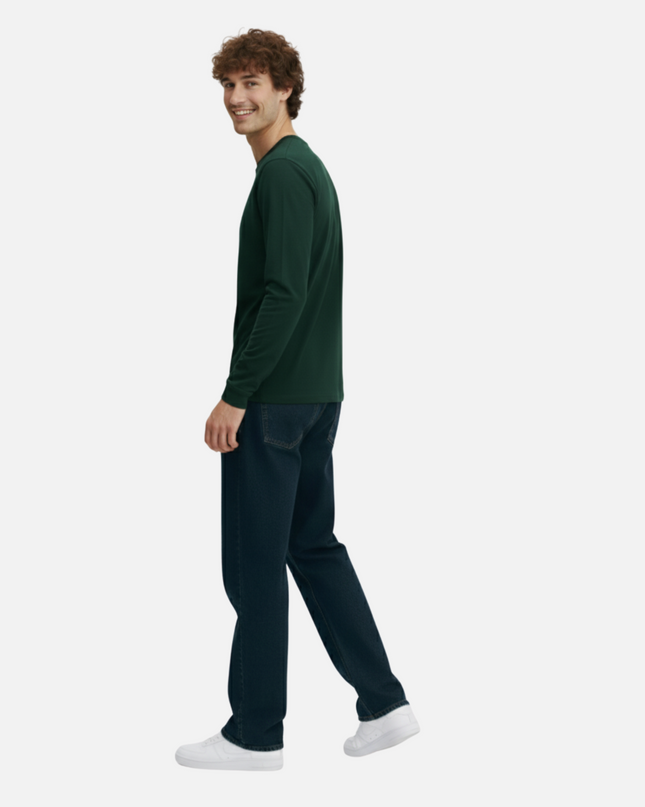 Bottle Green Full Sleeve T-Shirt