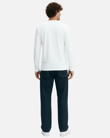 White Full Sleeve T-Shirt