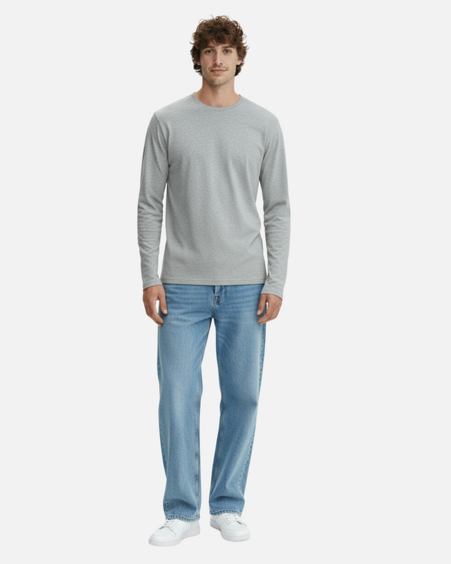 Grey Full Sleeve T-Shirt