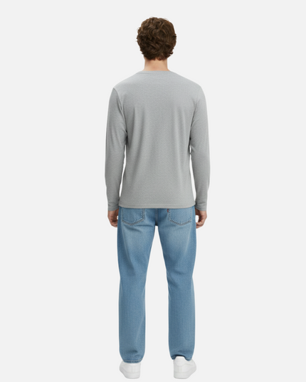 Grey Full Sleeve T-Shirt