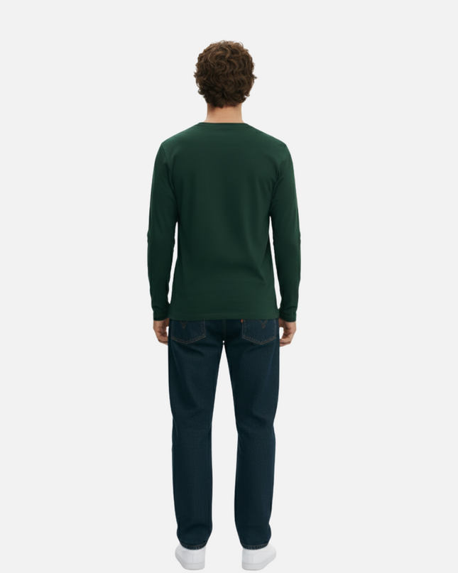 Bottle Green Full Sleeve T-Shirt