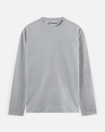 Grey Full Sleeve T-Shirt
