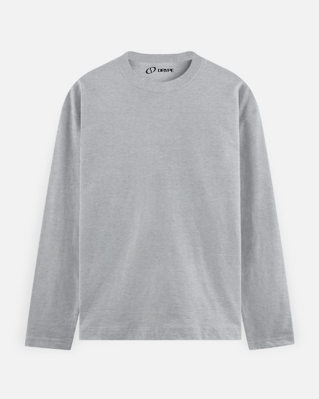 Grey Full Sleeve T-Shirt