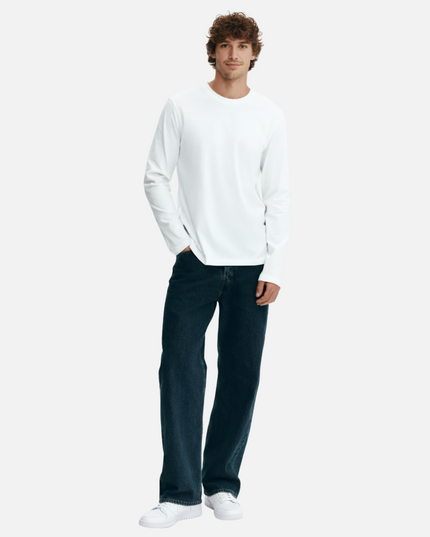 White Full Sleeve T-Shirt