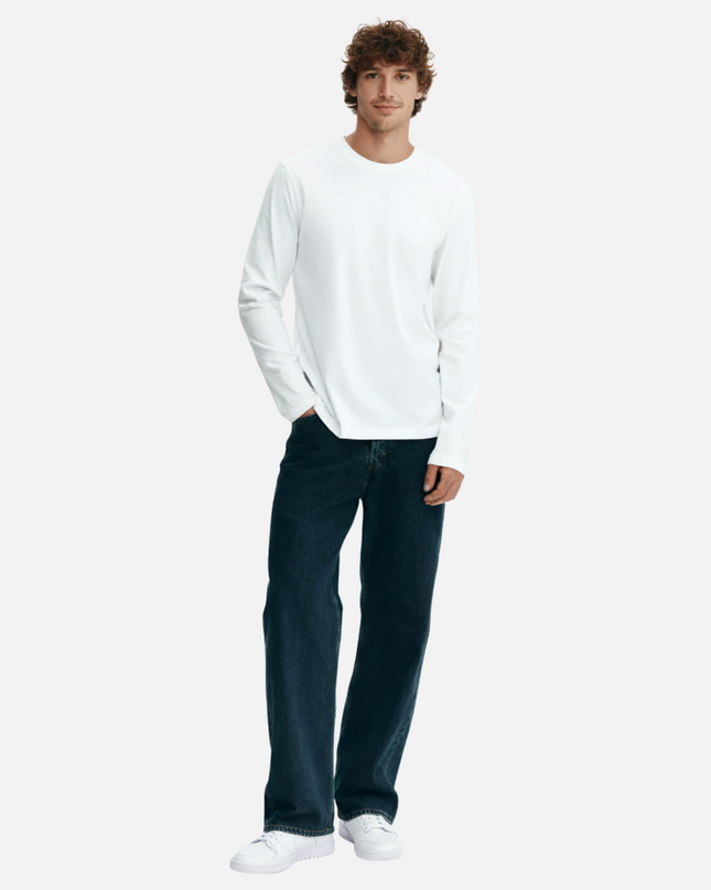 White Full Sleeve T-Shirt