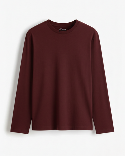 Maroon Full Sleeve T-Shirt