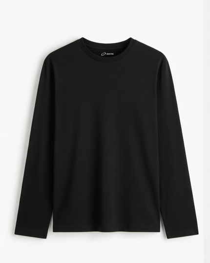 Black Full Sleeve T-Shirt