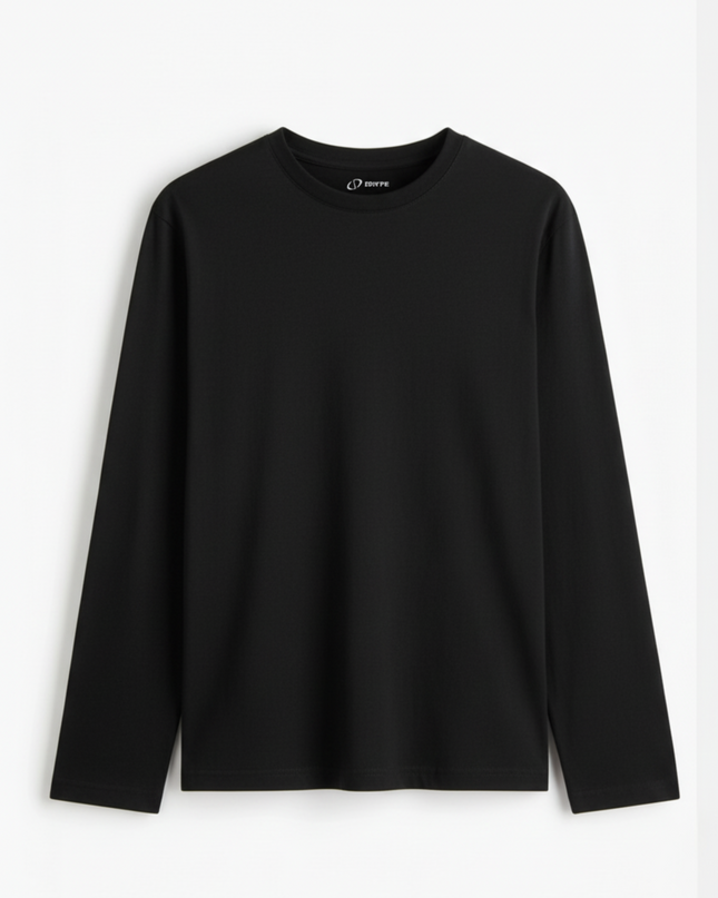 Black Full Sleeve T-Shirt