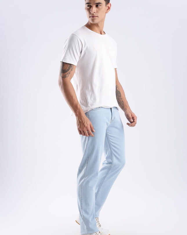 Light blue straight