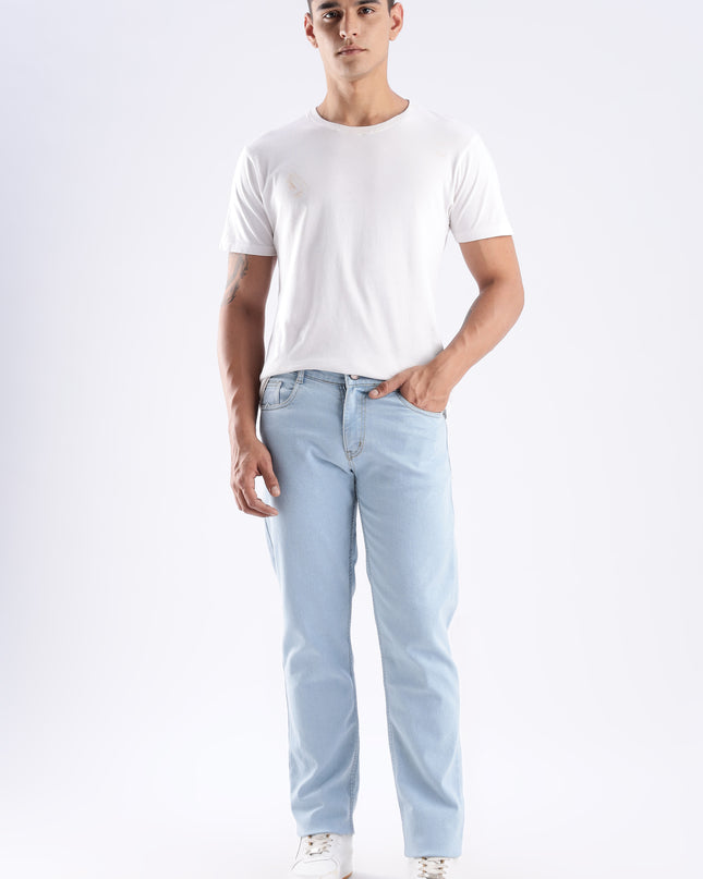 Light blue straight