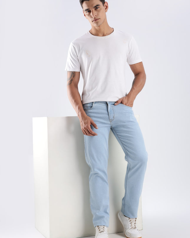 Light blue straight