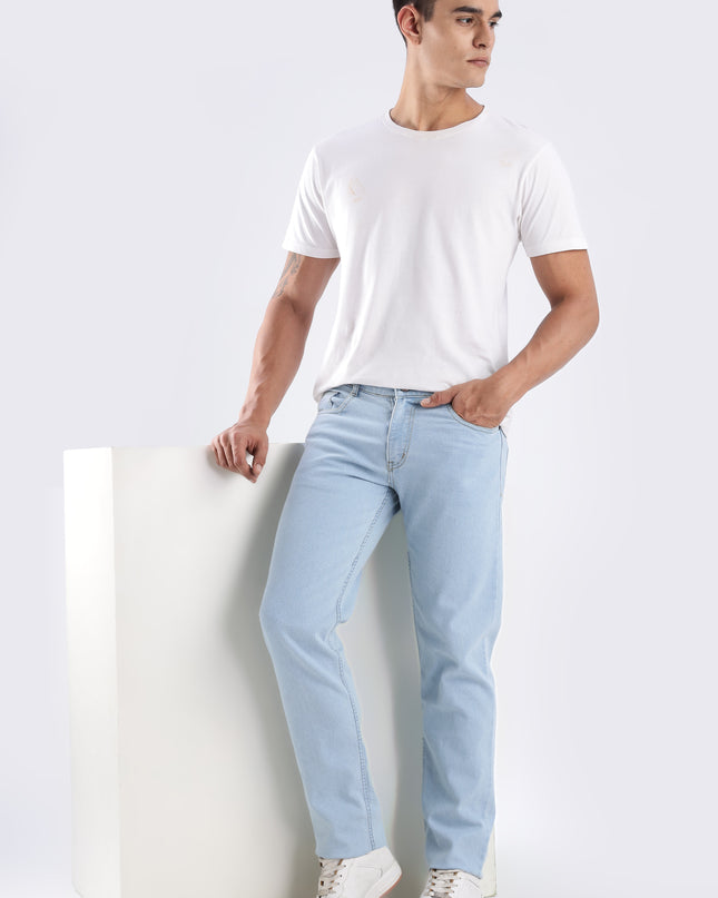 Light blue straight