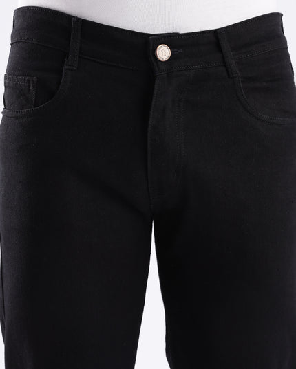 Black straight fit
